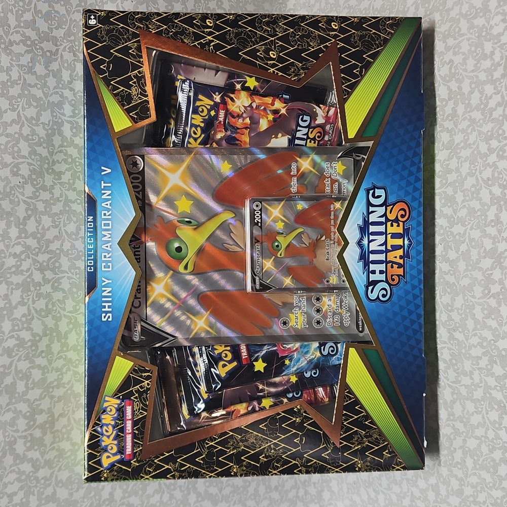 2021 Pokemon Shining Fates Shiny Cramorant V Sealed Box - Picture 8 of 8